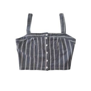 Brandy Melville Stripe Crop Top